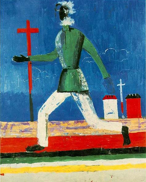 Kazimir Malevich Running man